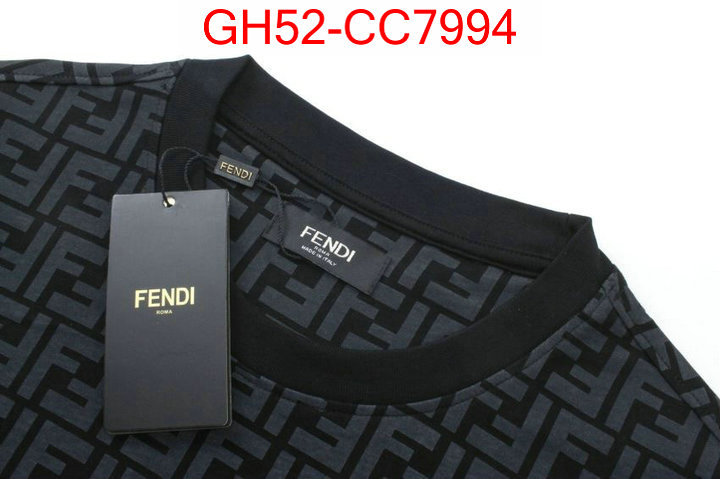 Clothing-Fendi brand designer replica ID: CC7994 $: 52USD