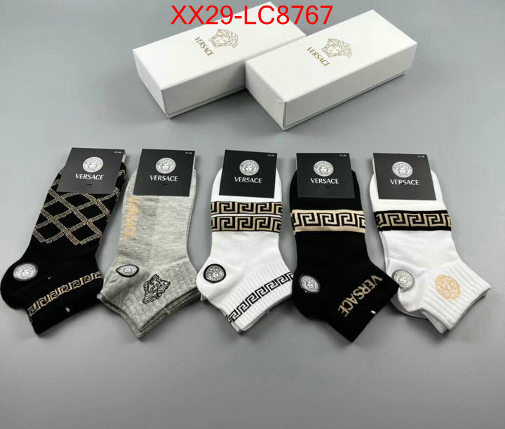 Sock-Versace designer replica ID: LC8767 $: 29USD