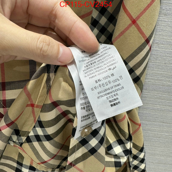 Clothing-Burberry aaaaa replica designer ID: CV2454 $: 115USD