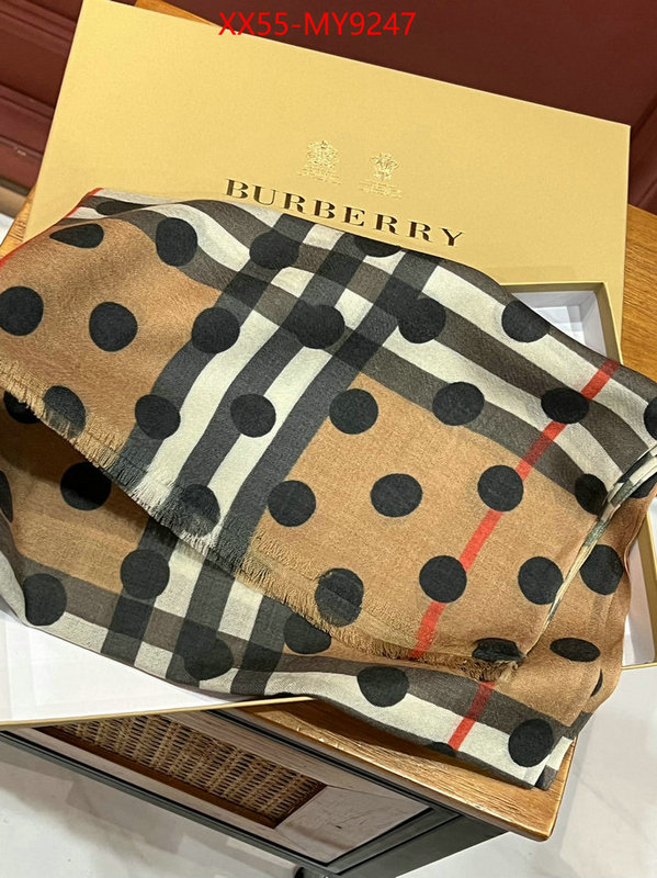 Scarf-Burberry replica 1:1 ID: MY9247 $: 55USD