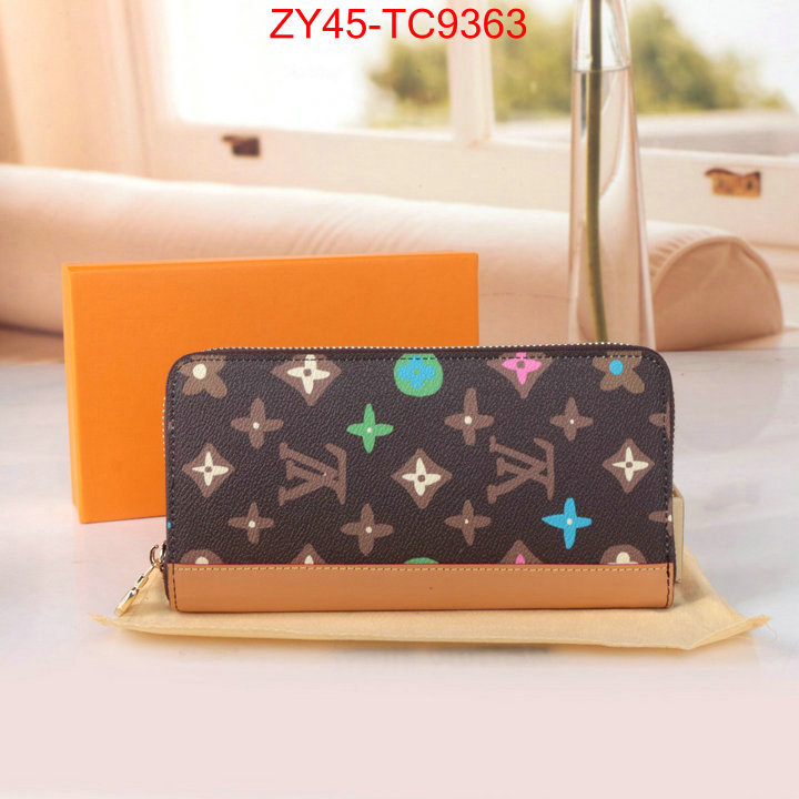 LV Bags(4A)-Wallet 7 star quality designer replica ID: TC9363 $: 45USD,