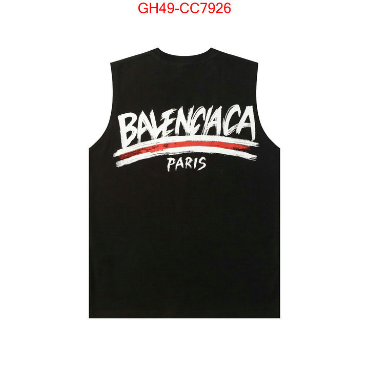 Clothing-Balenciaga fake cheap best online ID: CC7926 $: 49USD