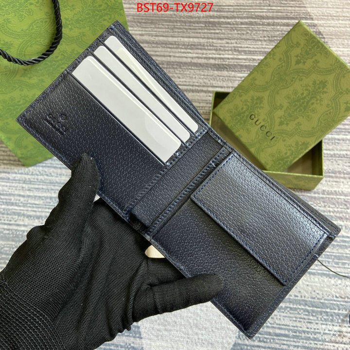 Gucci Bags(TOP)-Wallet- fake aaaaa ID: TX9727 $: 69USD,