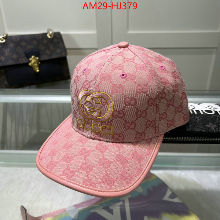 Cap(Hat)-Gucci buy cheap replica ID: HJ379 $: 29USD