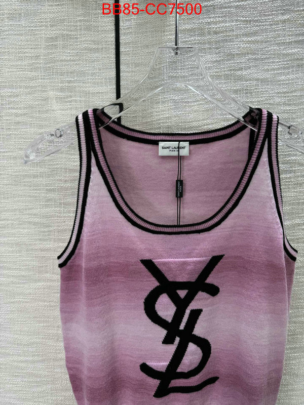 Clothing-YSL luxury shop ID: CC7500 $: 85USD