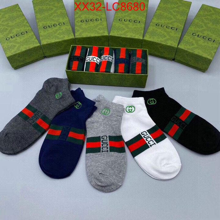 Sock-Gucci perfect replica ID: LC8680 $: 32USD