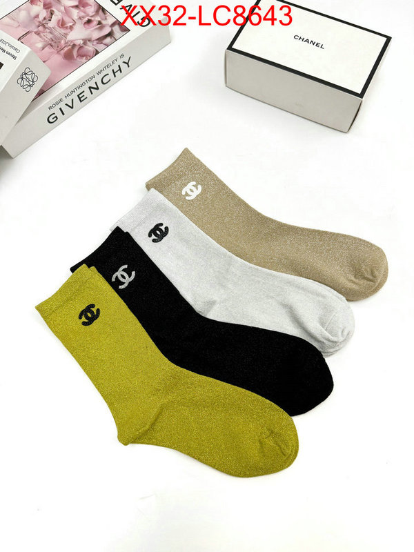 Sock-Chanel online from china ID: LC8643 $: 32USD