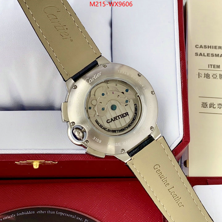 Watch(TOP)-Cartier where quality designer replica ID: WX9606 $: 215USD