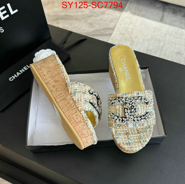 Women Shoes-Chanel brand designer replica ID: SC7794 $: 125USD