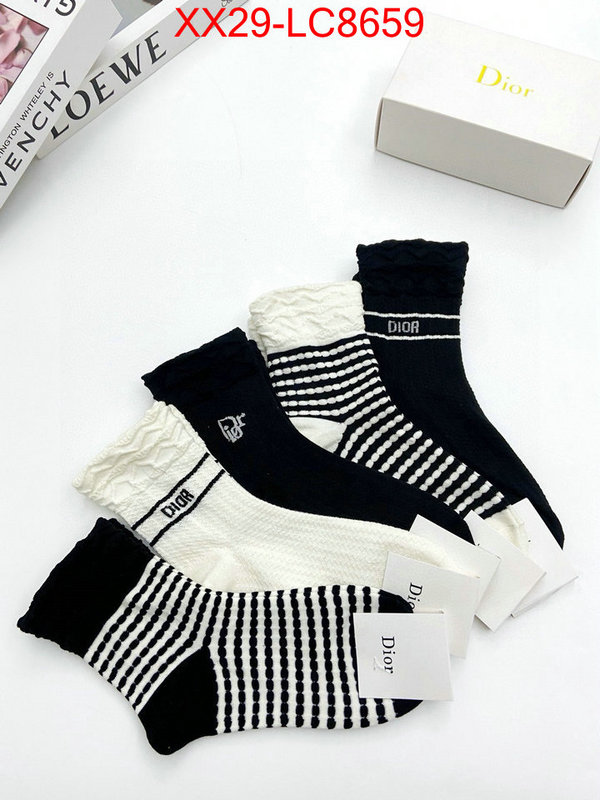 Sock-Dior top quality fake ID: LC8659 $: 29USD