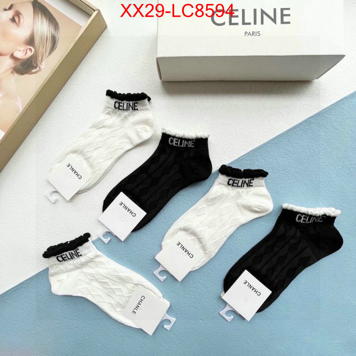 Sock-CELINE high quality designer ID: LC8594 $: 29USD