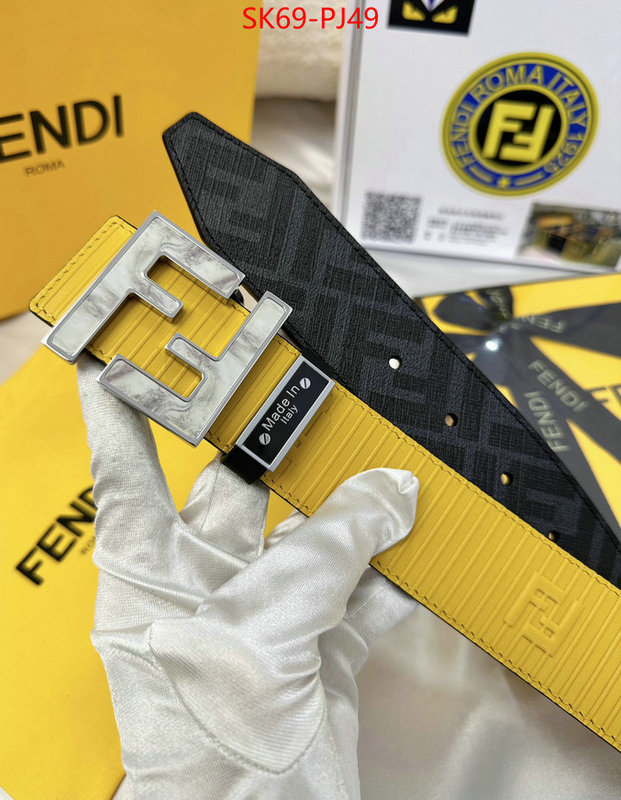 Belts-Fendi 2024 aaaaa replica customize ID: PJ49 $: 69USD