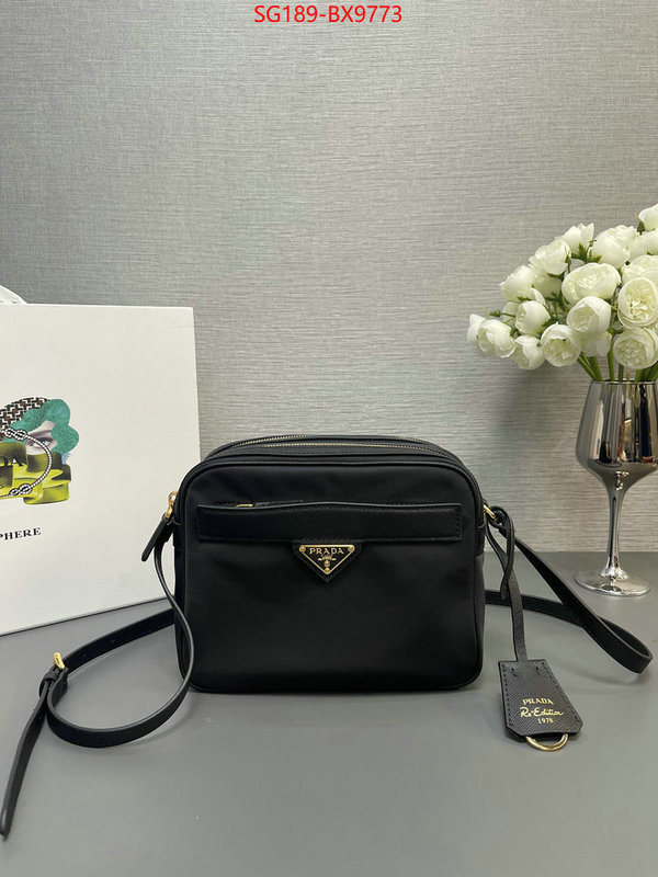 Prada Bags(TOP)-Crossbody- buying replica ID: BX9773 $: 189USD,