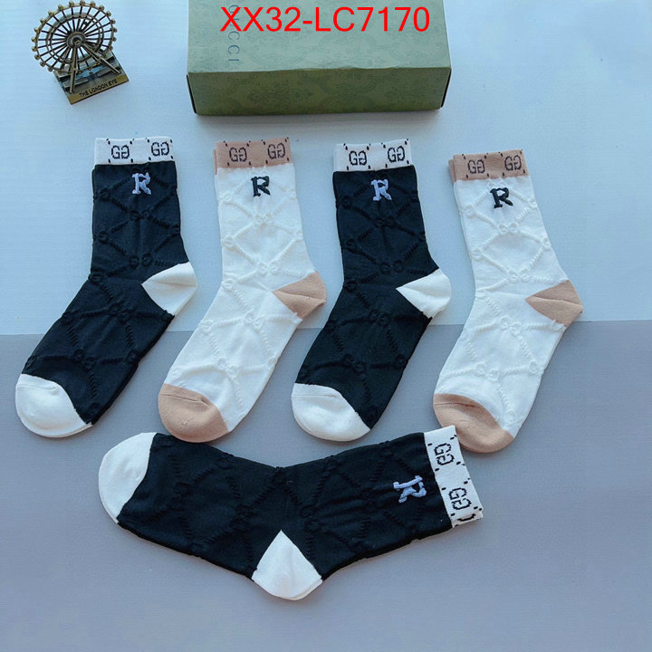 Sock-Gucci cheap wholesale ID: LC7170 $: 32USD