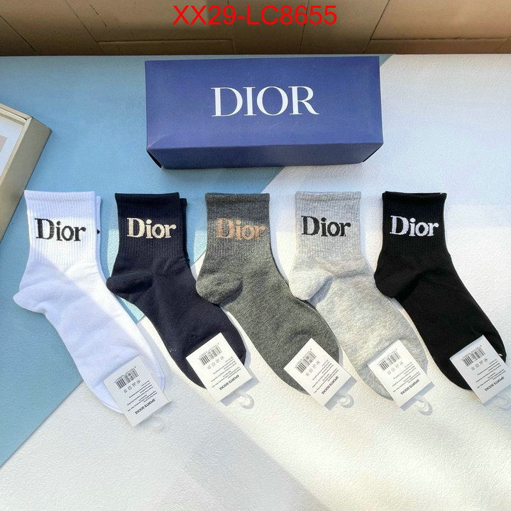 Sock-Dior top fake designer ID: LC8655 $: 29USD