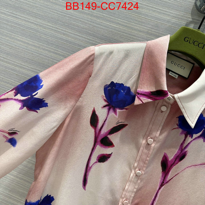 Clothing-Gucci what best designer replicas ID: CC7424 $: 149USD