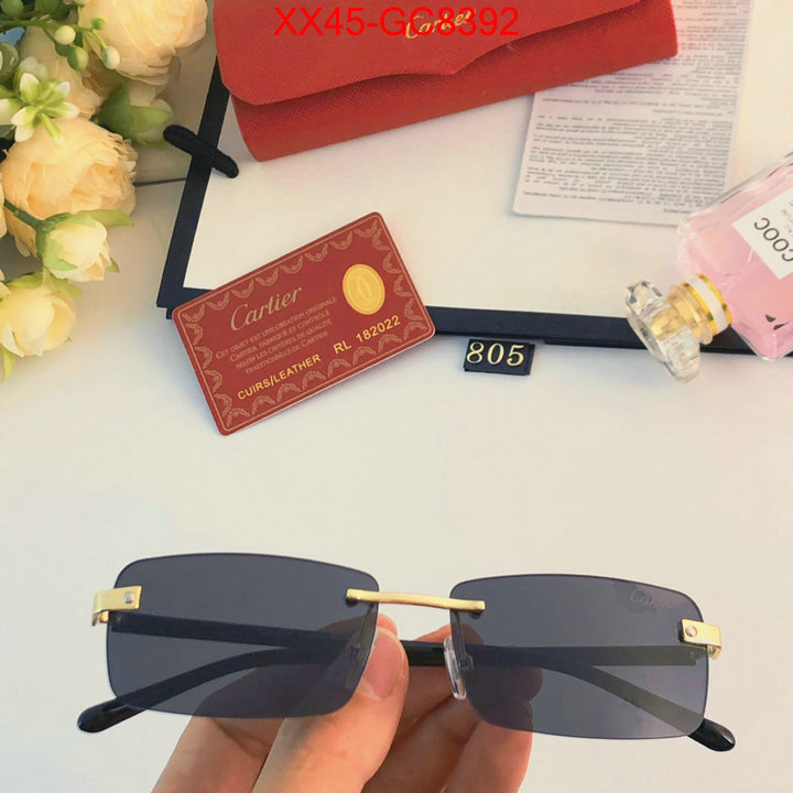 Glasses-Cartier fashion designer ID: GC8392 $: 45USD