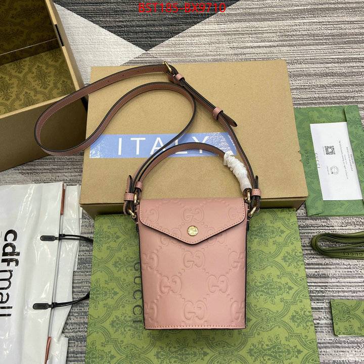 Gucci Bags(TOP)-Crossbody- mirror copy luxury ID: BX9710 $: 185USD,