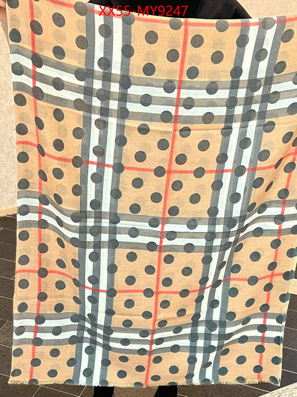 Scarf-Burberry replica 1:1 ID: MY9247 $: 55USD