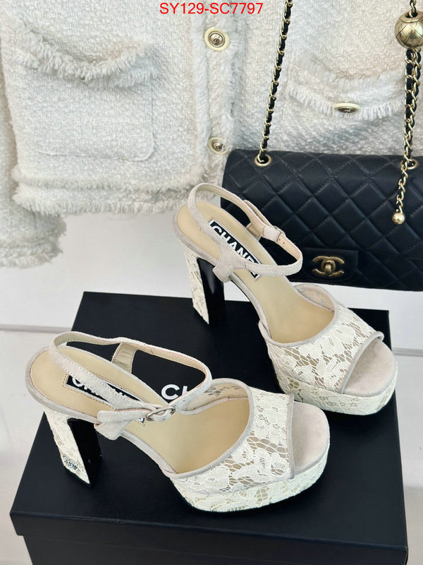 Women Shoes-Chanel buy top high quality replica ID: SC7797 $: 129USD