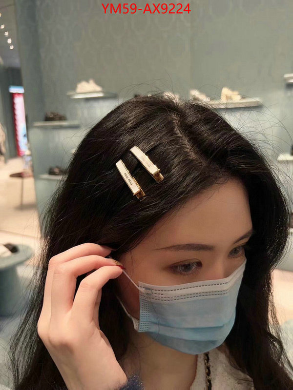 Hair band-MIU MIU best designer replica ID: AX9224 $: 59USD