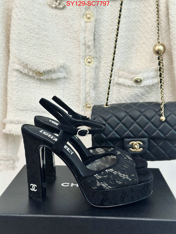 Women Shoes-Chanel buy top high quality replica ID: SC7797 $: 129USD