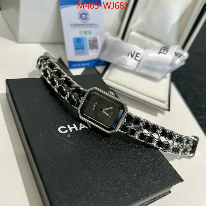 Watch(TOP)-Chanel mirror copy luxury ID: WJ681 $: 465USD