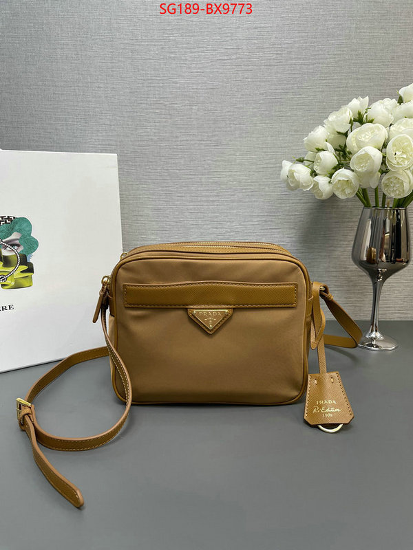 Prada Bags(TOP)-Crossbody- buying replica ID: BX9773 $: 189USD,