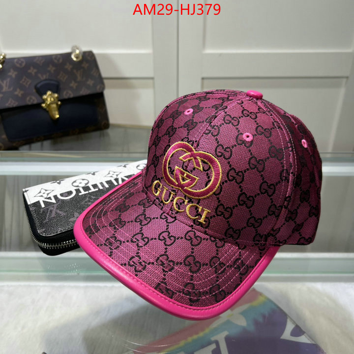 Cap(Hat)-Gucci buy cheap replica ID: HJ379 $: 29USD