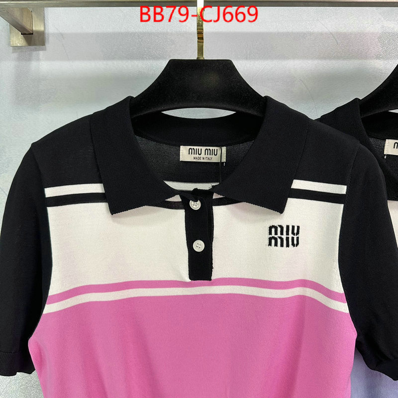 Clothing-MIU MIU sale outlet online ID: CJ669 $: 79USD