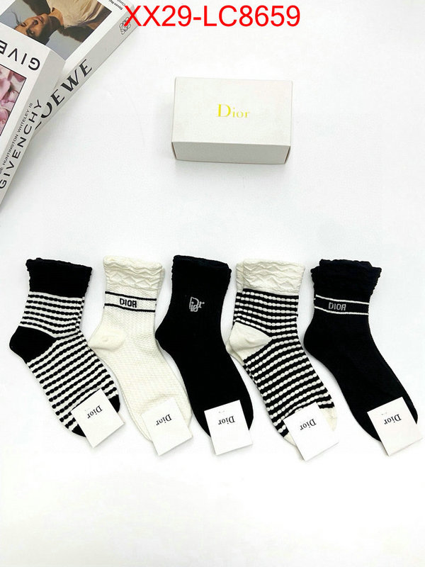 Sock-Dior top quality fake ID: LC8659 $: 29USD