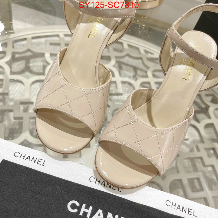 Women Shoes-Chanel sell online ID: SC7810 $: 125USD