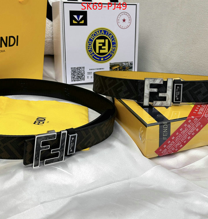 Belts-Fendi 2024 aaaaa replica customize ID: PJ49 $: 69USD