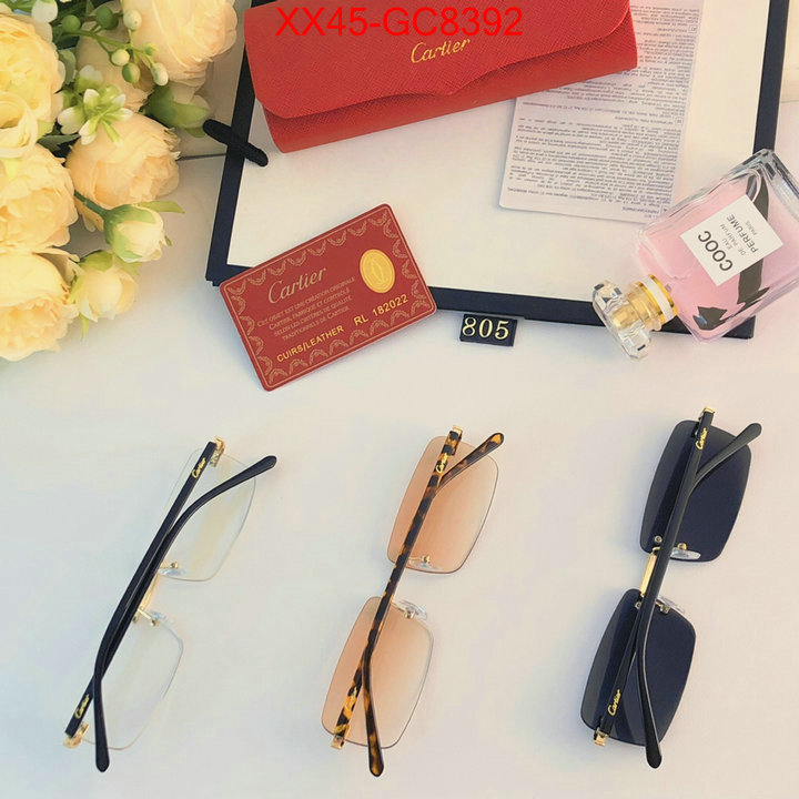 Glasses-Cartier fashion designer ID: GC8392 $: 45USD