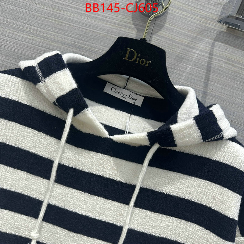 Clothing-Dior 2024 aaaaa replica 1st copy ID: CJ605 $: 145USD