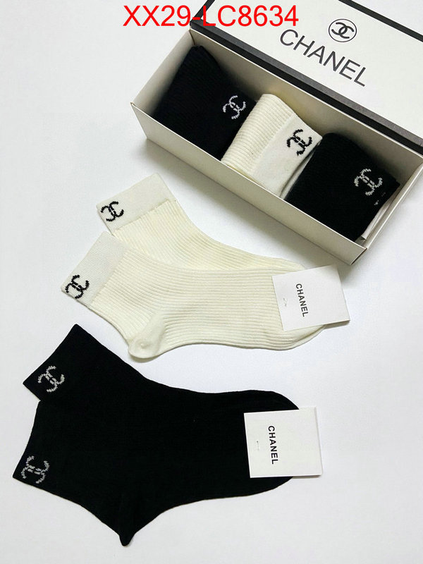 Sock-Chanel best replica 1:1 ID: LC8634 $: 29USD