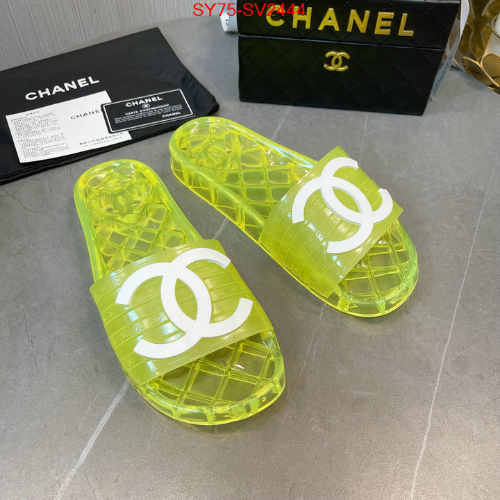 Men shoes-Chanel designer 1:1 replica ID: SV2444 $: 75USD