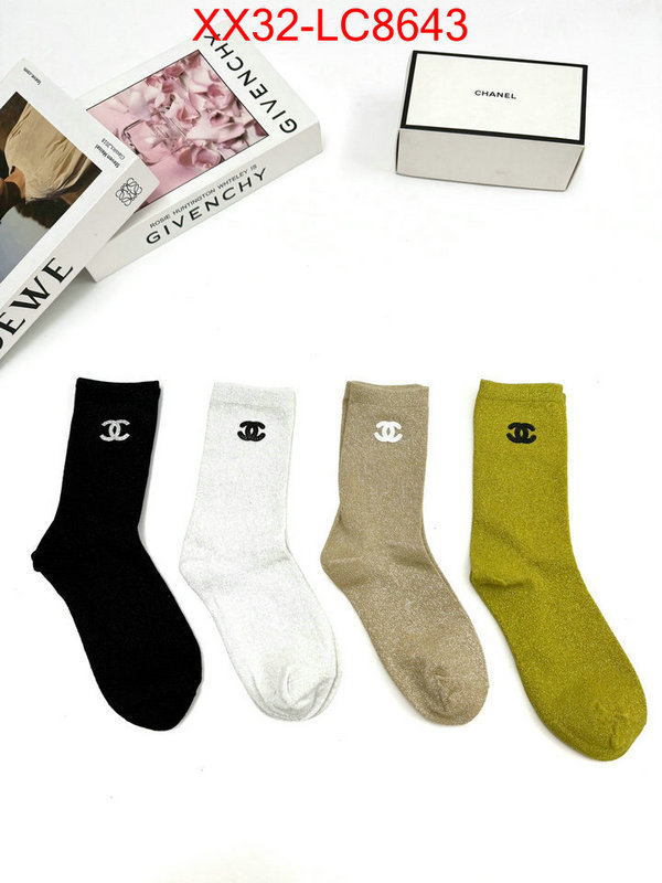 Sock-Chanel online from china ID: LC8643 $: 32USD