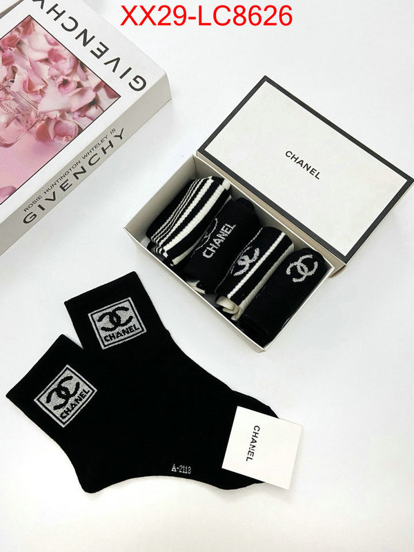 Sock-Chanel shop cheap high quality 1:1 replica ID: LC8626 $: 29USD