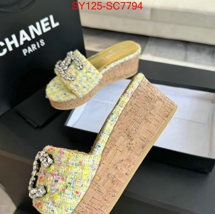 Women Shoes-Chanel brand designer replica ID: SC7794 $: 125USD