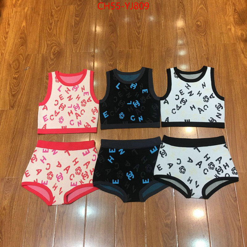 Swimsuit-Chanel top fake designer ID: YJ809 $: 55USD