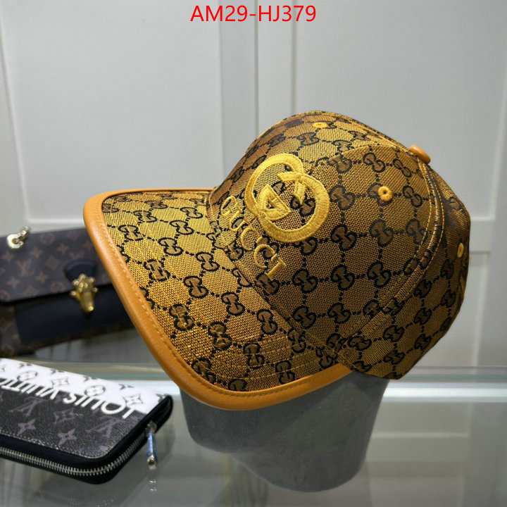 Cap(Hat)-Gucci buy cheap replica ID: HJ379 $: 29USD