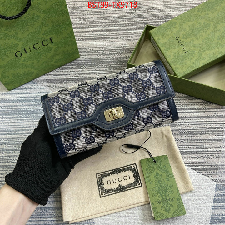 Gucci Bags(TOP)-Wallet- replica aaaaa+ designer ID: TX9718 $: 99USD,