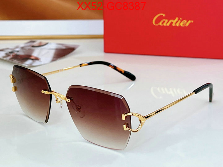 Glasses-Cartier wholesale replica shop ID: GC8387 $: 52USD