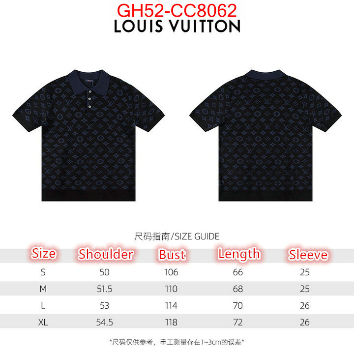 Clothing-LV shop cheap high quality 1:1 replica ID: CC8062 $: 52USD