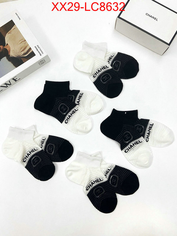 Sock-Chanel the quality replica ID: LC8632 $: 29USD