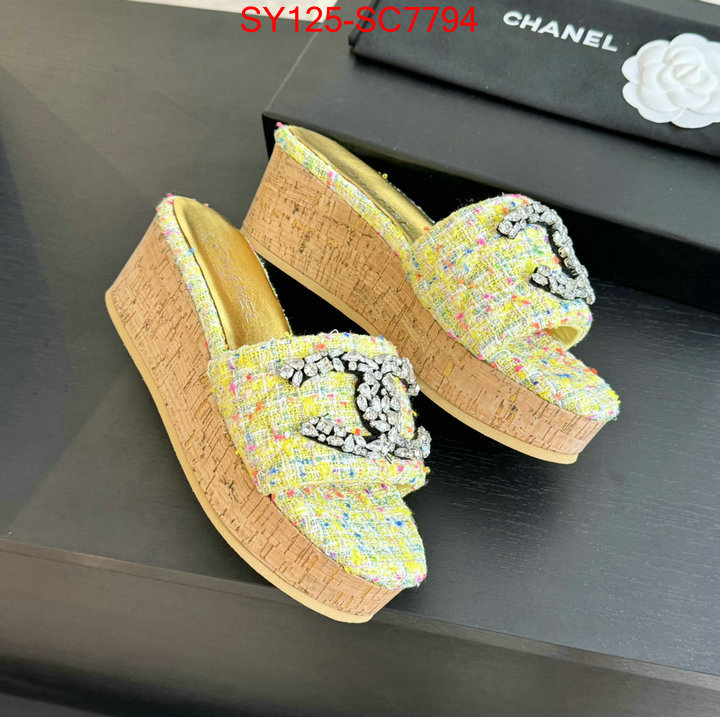 Women Shoes-Chanel brand designer replica ID: SC7794 $: 125USD