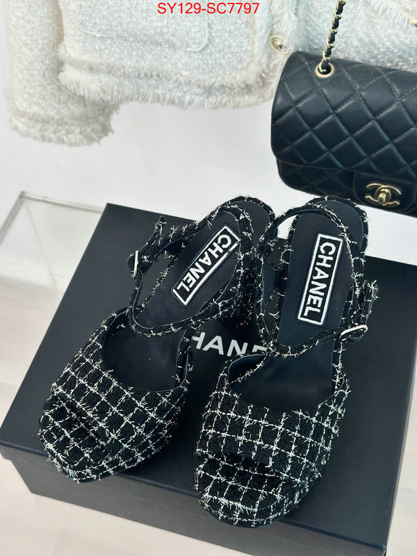 Women Shoes-Chanel buy top high quality replica ID: SC7797 $: 129USD