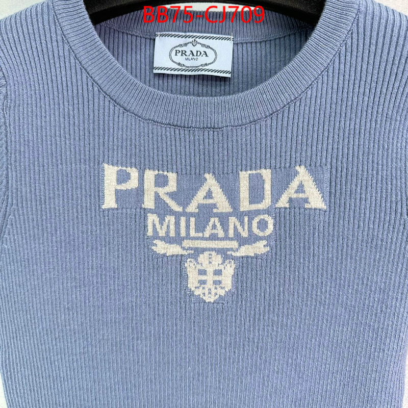 Clothing-Prada what is top quality replica ID: CJ709 $: 75USD