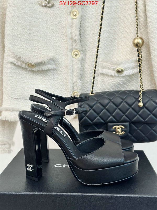 Women Shoes-Chanel buy top high quality replica ID: SC7797 $: 129USD